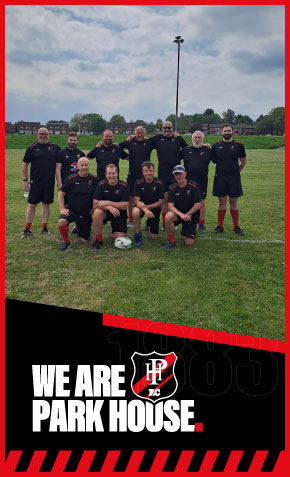 Players and supporters at Park House RFC