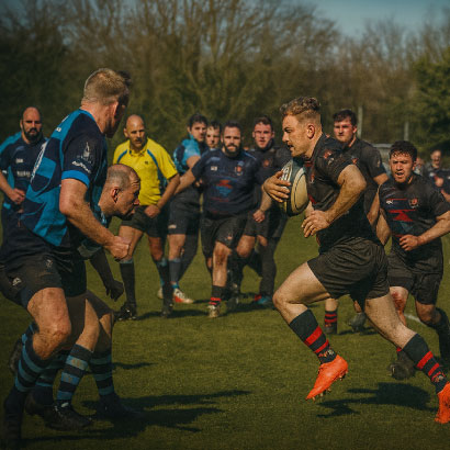 Park House lineout jumper collects the ball at home