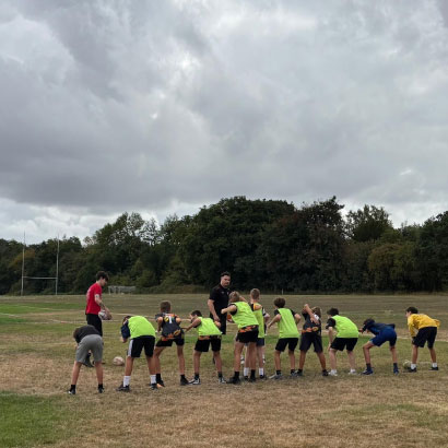 Minis warm up before festival matches