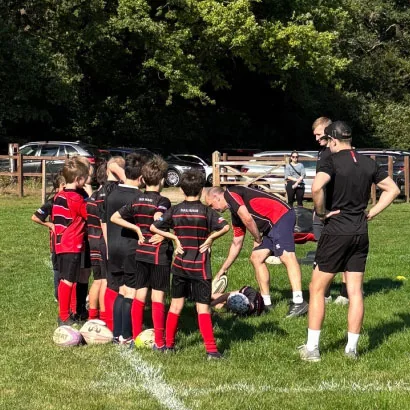 Medal ceremony for minis in the clubhouse