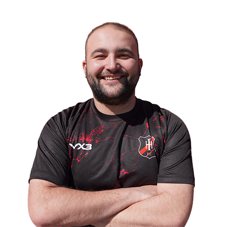 James Barnett - Front row