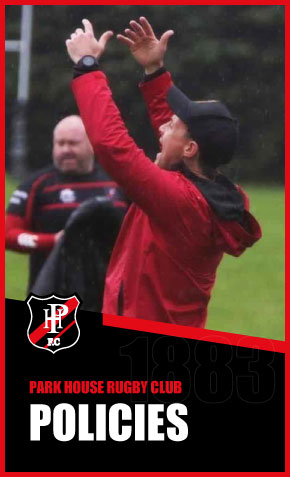 Clubhouse exterior at Park House RFC on matchday