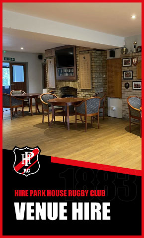 View across playing fields and woodland from Park House RFC clubhouse terrace